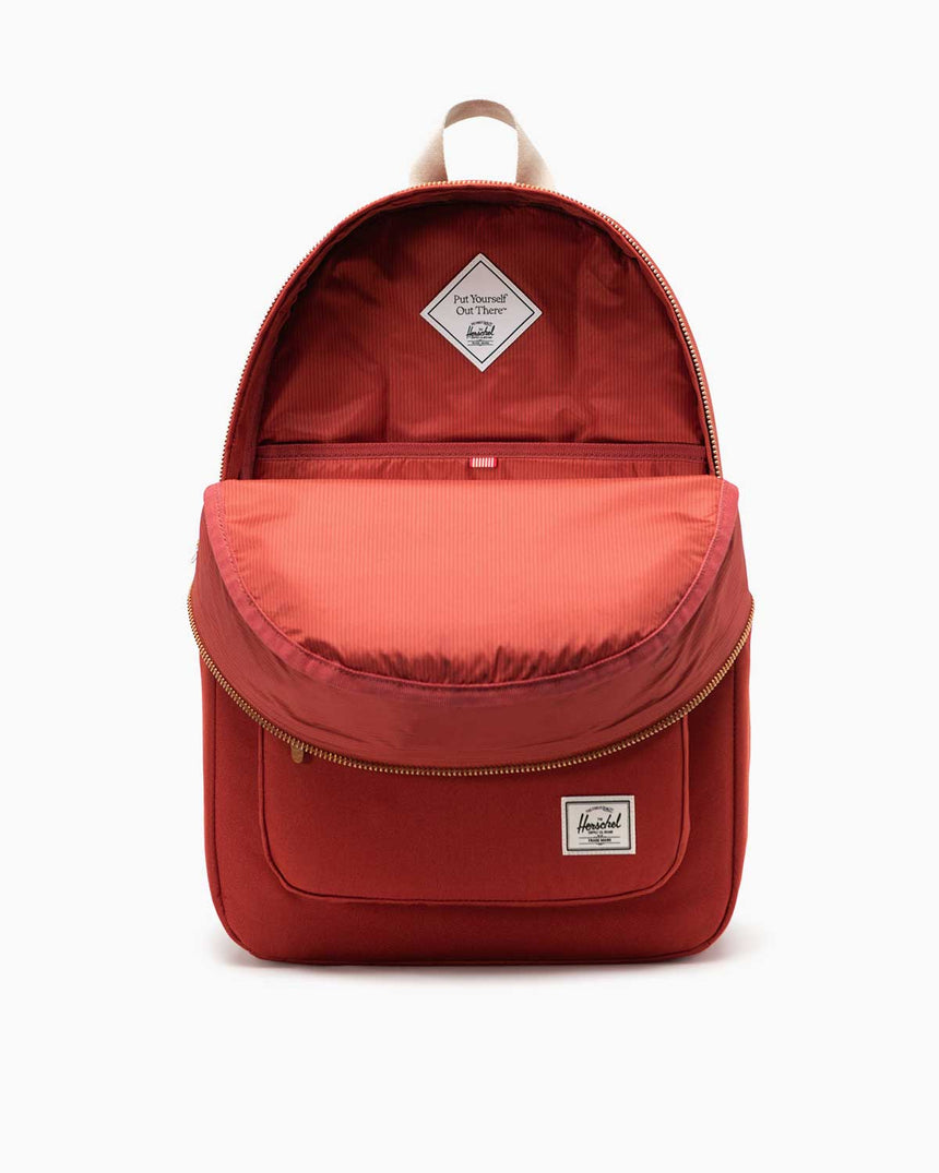 Herschel Settlement Backpack Sırt Çantası Red Ochre/White Stitch