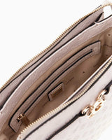Guess Arlenal Logo Crossbody Çapraz Askılı Çanta Taupe Logo