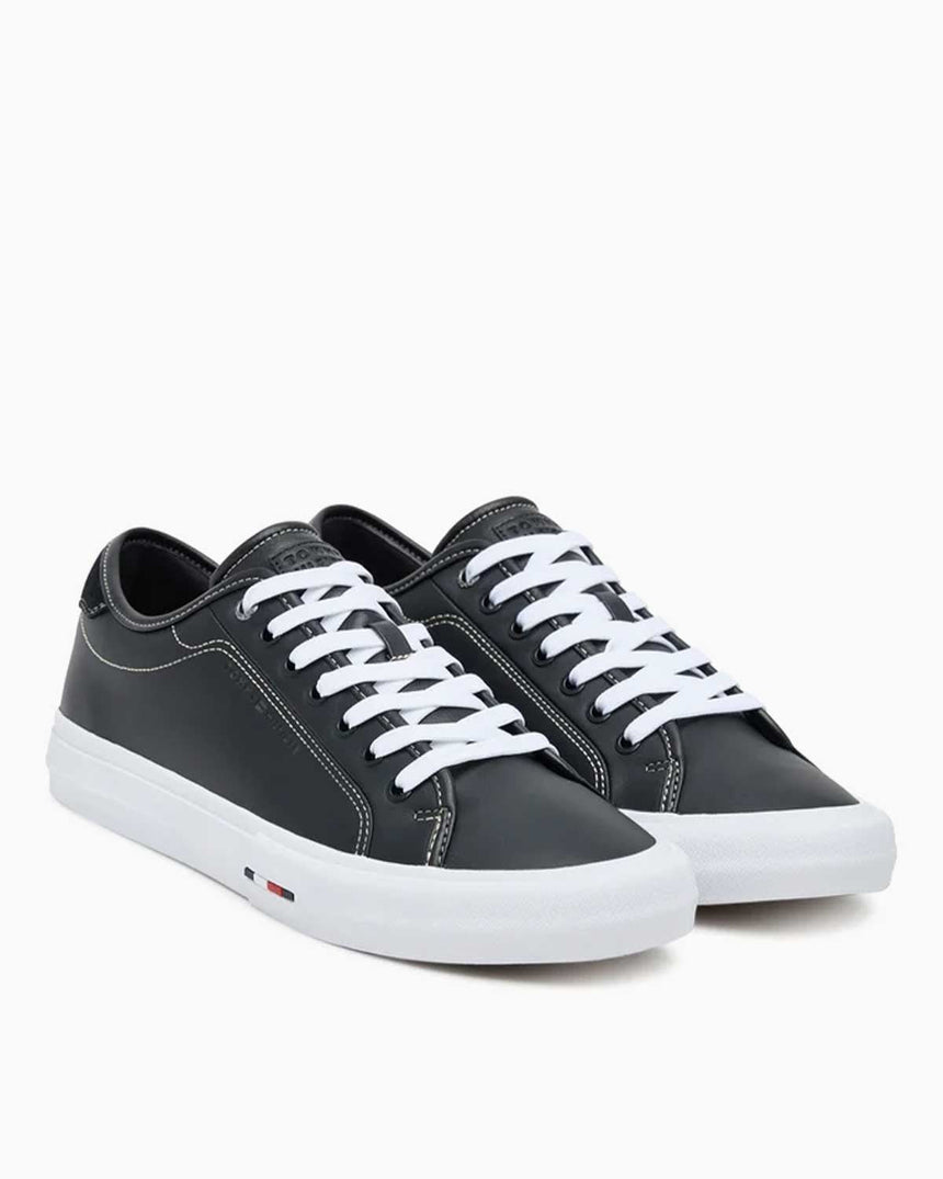 Tommy Hilfiger Dikiş Detaylı Erkek Sneaker Black