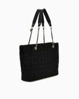 Guess Giully Large Tote Omuz Çantası Black
