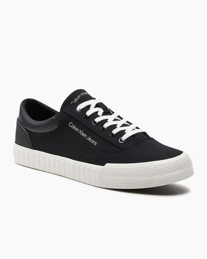 Calvin Klein Skater Lace Up Sneakers Black/Bright White