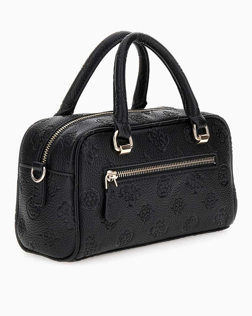 Guess Cresidia Small Satchel El Çantası Black