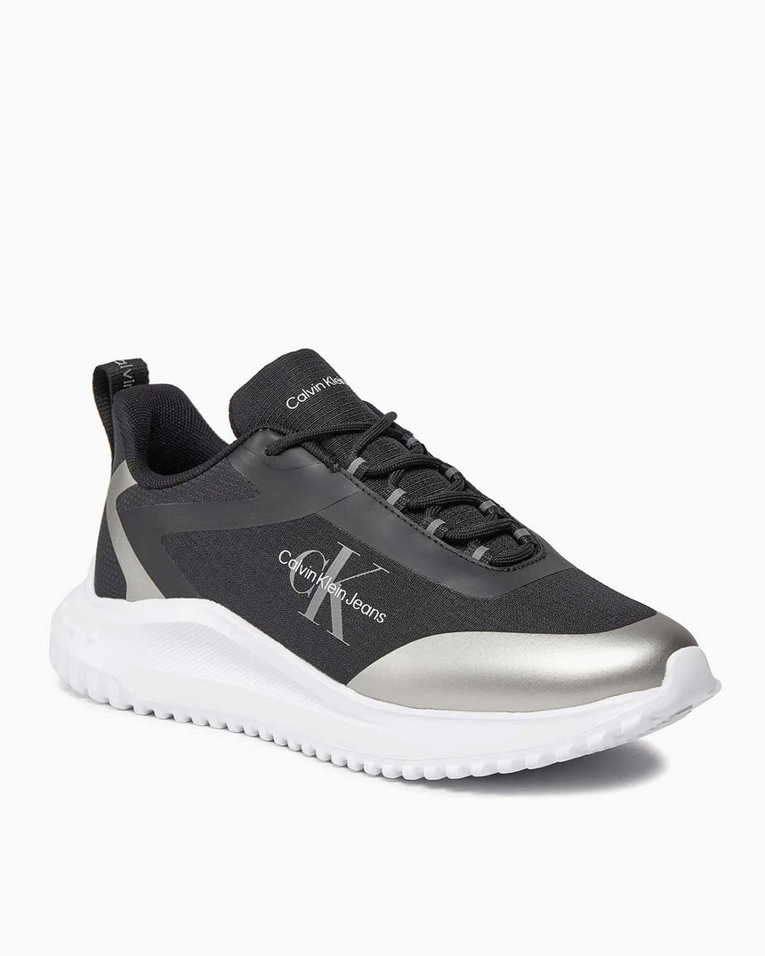 Calvin Klein Eva Runner Low Lace Mix Sneakers Black/Silver