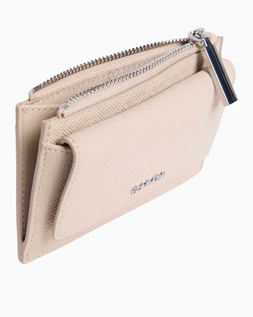 Calvin Klein Must Zip Flap Cüzdan Crockery