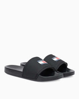 Tommy Hilfiger Aqua Pool Slide Erkek Terlik Black