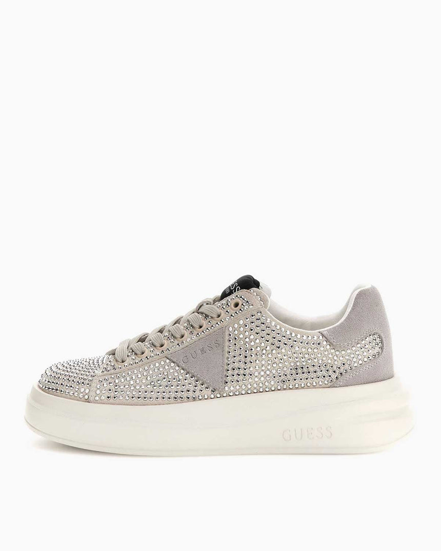 Guess Elbina Taşlı Kalın Taban Sneaker White