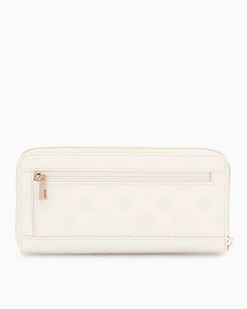 Guess Zarela Slg Large Zip Around Cüzdan Orange Fluo