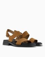 Camper Deri Sandalet Kahverengi