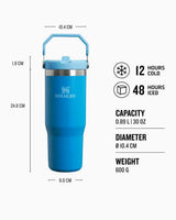 Stanley The IceFlow™ Flip Straw Tumbler 0.89L / 30oz Azure