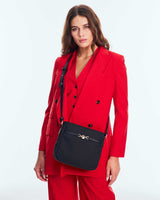 Us Polo Assn Gold Logo Detaylı Ayarlanabilir Çapraz Askılı Çanta Siyah