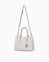 Us Polo Assn Logo Detaylı Aksesuarlı El Çantası Beyaz