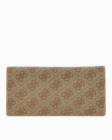 Guess Noreen Card Holder Monogram Cüzdan Latte Logo