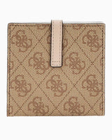 Guess Laurel Slg Card Case Monogram Kartlık Latte Logo