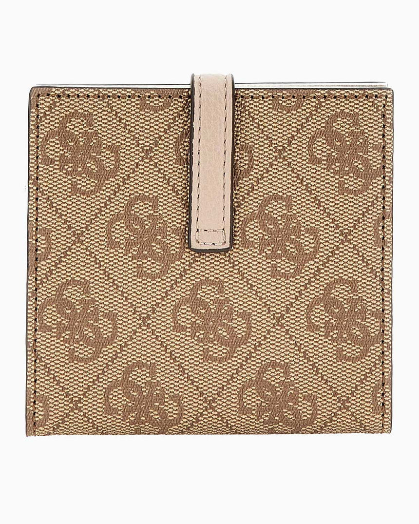 Guess Laurel Slg Card Case Monogram Kartlık Latte Logo