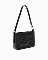 Guess Beauvoir Taşlı Mini Omuz Çantası Black