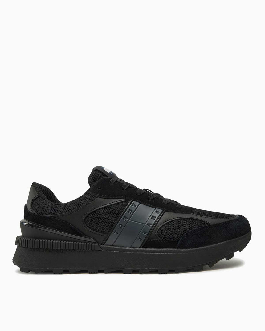 Tommy Hilfiger Tjm Techinal Runner Erkek Sneaker Black