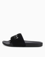 Guess Logo Yazılı Terlik Black