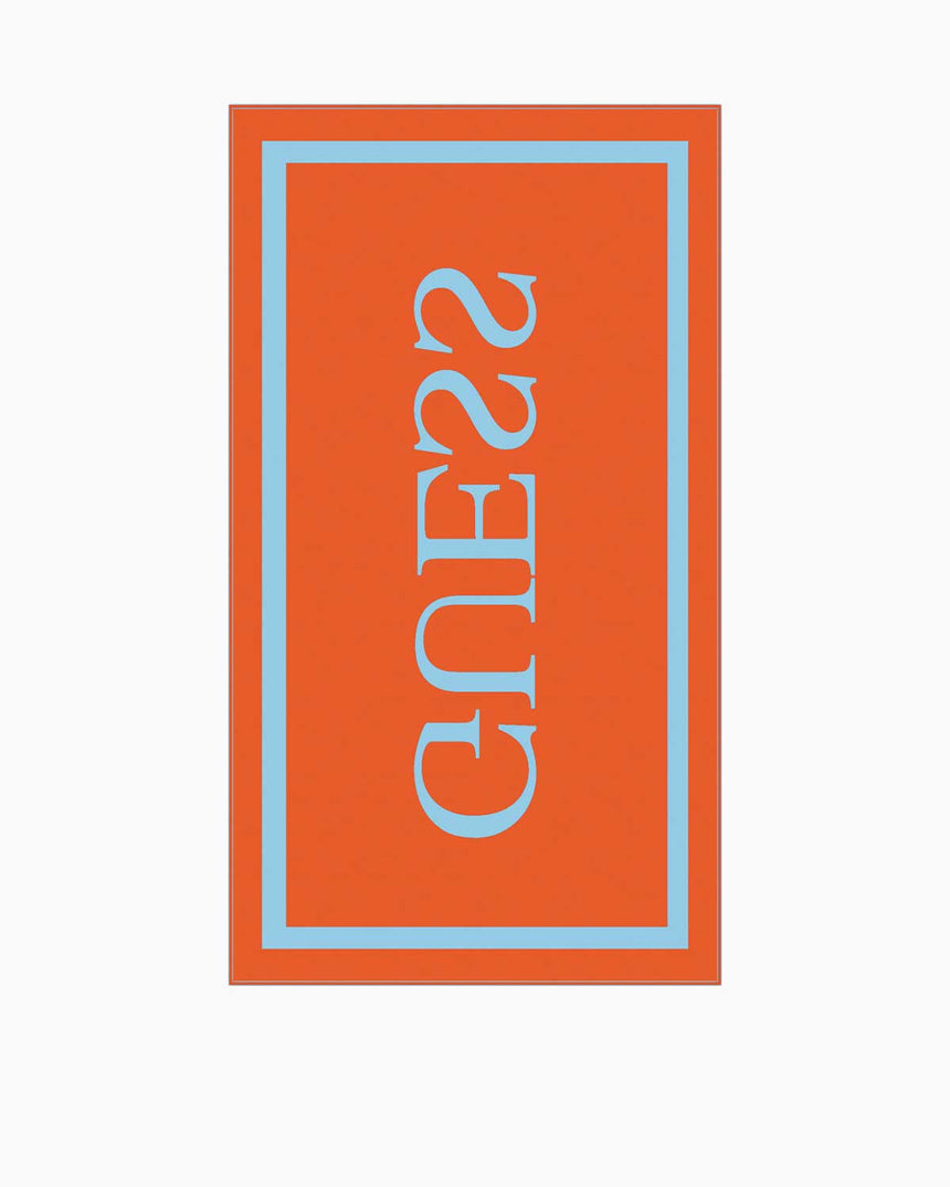 Guess Jacquard Frame Plaj Havlusu Ocean Relax