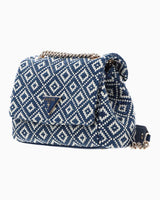 Guess Rianee Convertible Çapraz Askılı Çanta Blue