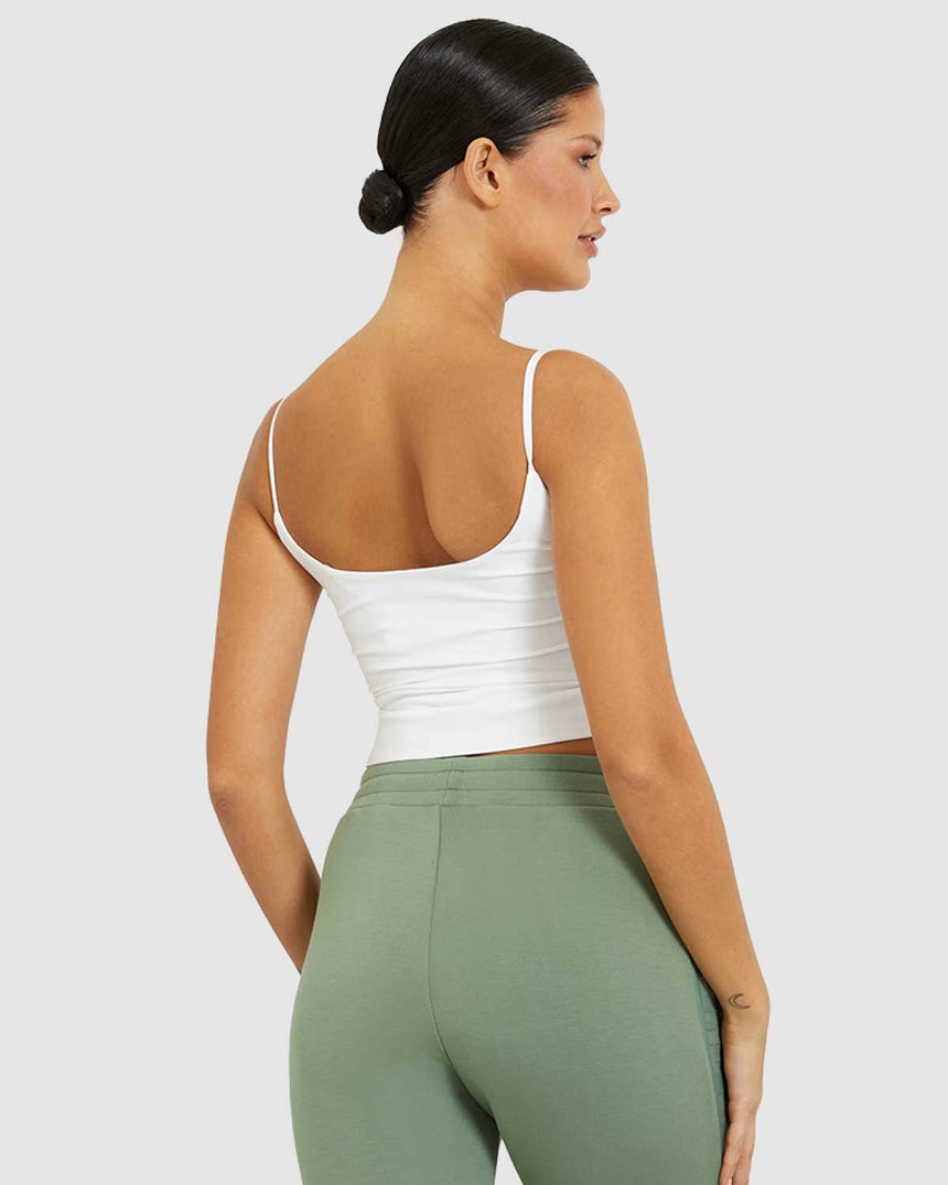 Guess Signature Ön LogoLu Atlet Pure White