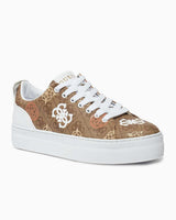 Guess Gianele Peony Logo Sneakers Beige / Brown