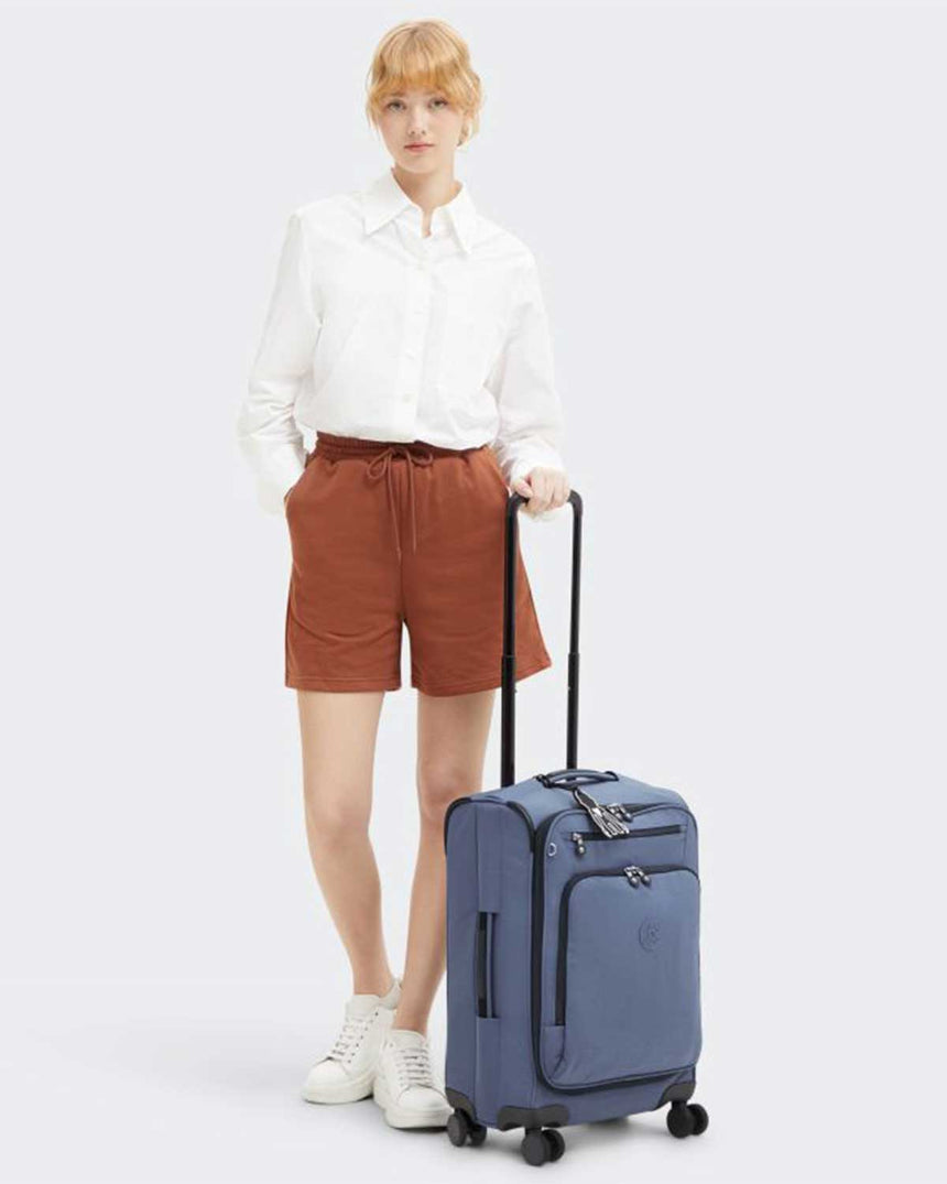 Kipling New Youri Spin S Kabin Boy Valiz Blue Lover