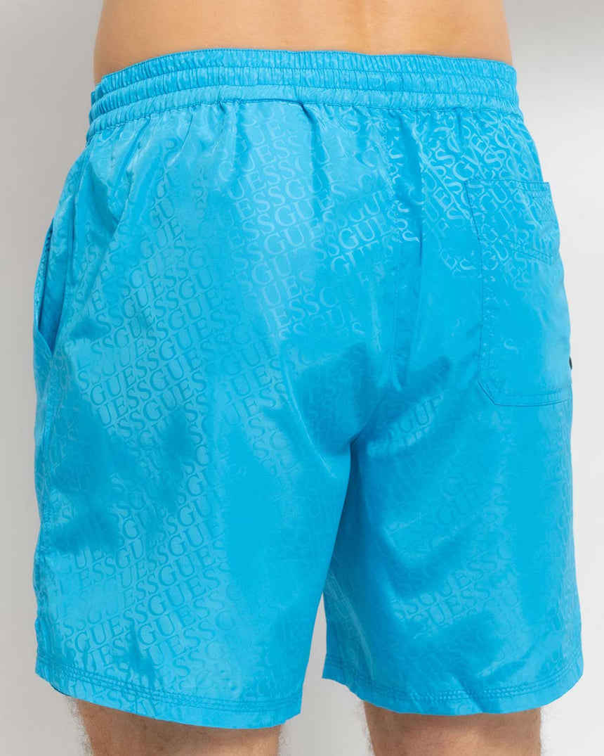 Guess Swimtrunk Bottoms Deniz Şortu Light Blue