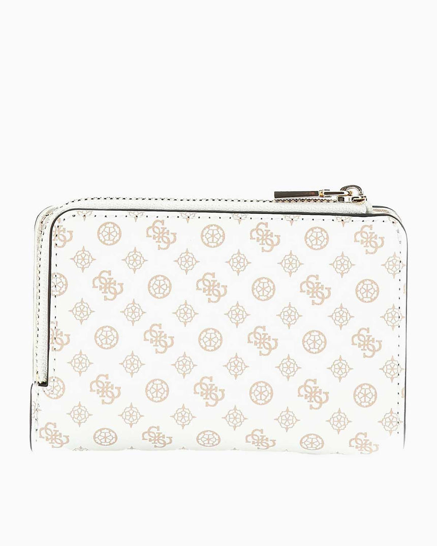 Guess Arlena Monogram Logolu Cüzdan White Logo