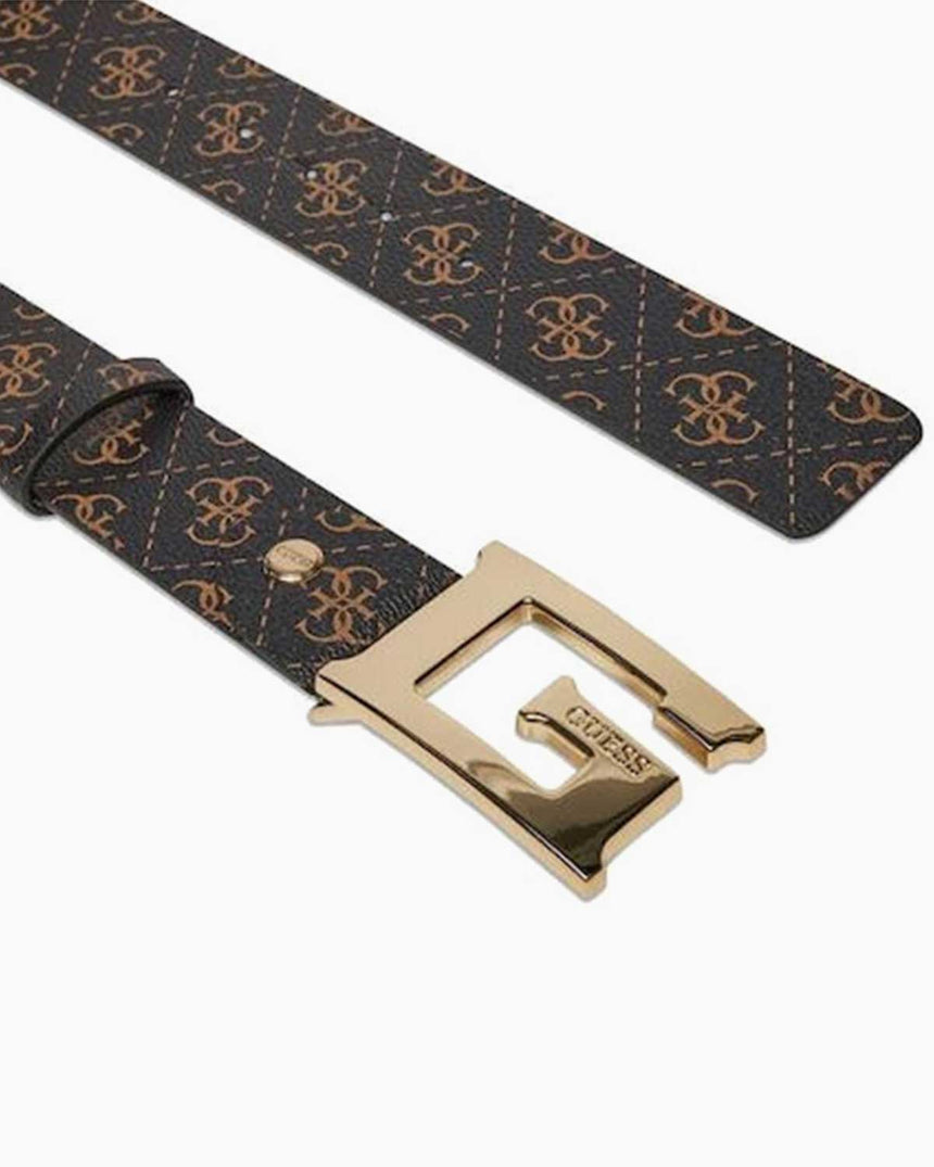 Guess Meridian Adjustable Monogram Kemer Brown Logo