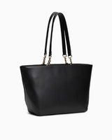 Tommy Hilfiger Heritage Tote Zincir Detaylı Omuz Çantası Black
