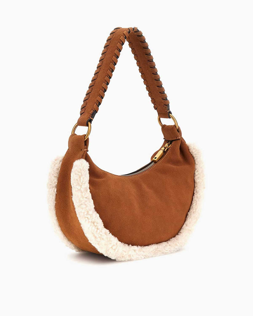 Guess Amita Kadın Deri Omuz Çantası Cognac