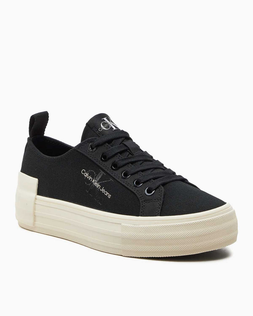 Calvin Klein Platform Low Top Sneakers Black/Creamy White