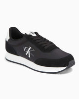 Calvin Klein Retro Runner Low Top Sneakers Black/Bright White