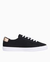 Tommy Hilfiger Canvas Lace Up Sneaker Black