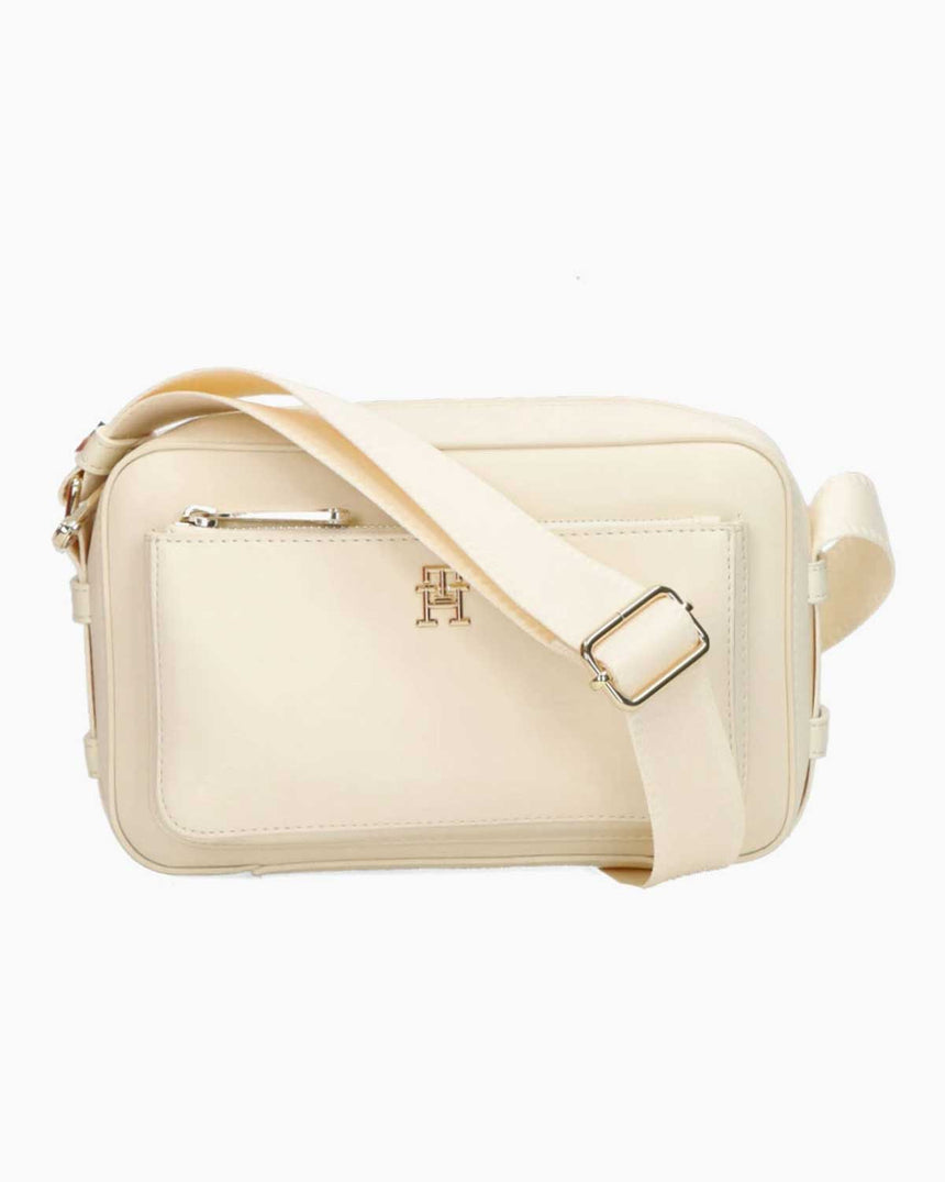 Tommy Hilfiger Iconic Crossover Çapraz Askılı Çanta Beige