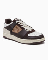 Guess Sava Low Logolu Sneakers Beige/Brown/White