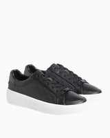 Calvin Klein Lace Up Mono Baskılı Sneaker CK Black