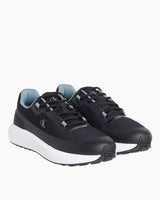 Calvin Klein Athleisure Runner Tech Ripstop Sneaker Black/Bright White/Trooper