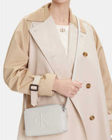 Calvin Klein Sculpted Camera Bag Lily White
