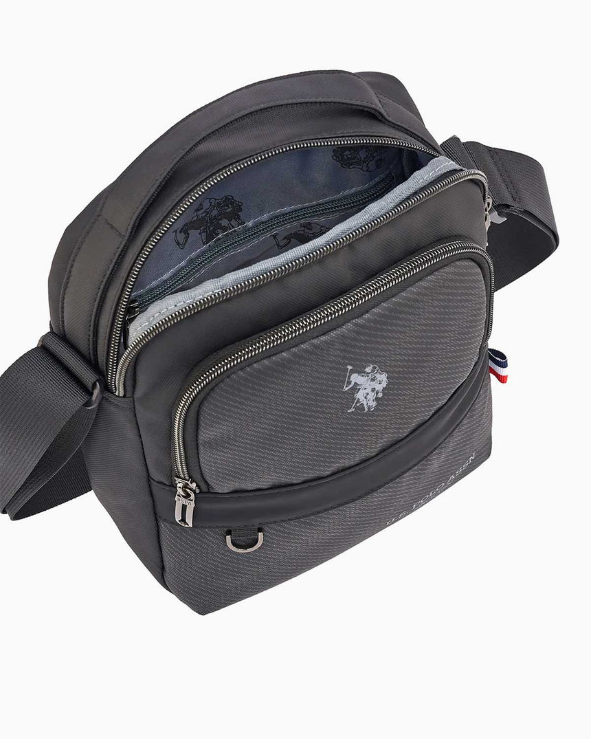 Us Polo Assn Logolu Çapraz Askılı Çanta Siyah