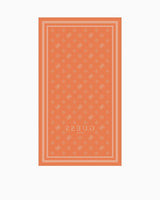 Guess Jacquard Logo Yazılı Havlu Peony Jacquard Orange