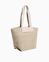 Calvin Klein Raffia Medium Shopper Omuz Çantası Crockery