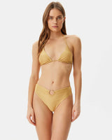 Guess Removable Padded Triangle Bikini Üstü Light Rich Gold