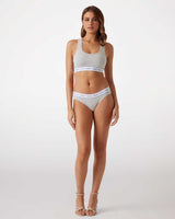 Guess Carrie Thong Logolu Külot Light Rock Heather