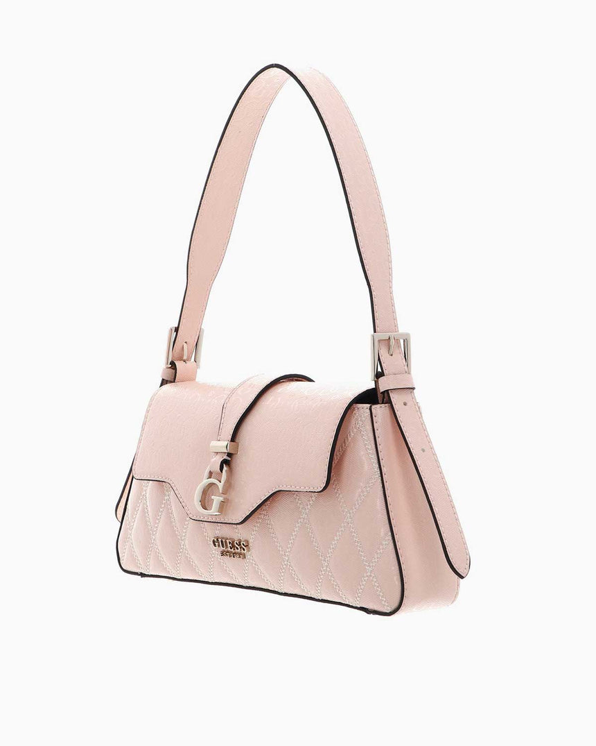 Guess Flap Shoulder Logolu Omuz Çantası