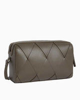 Calvin Klein Woven Logolu Camera Bag Teak