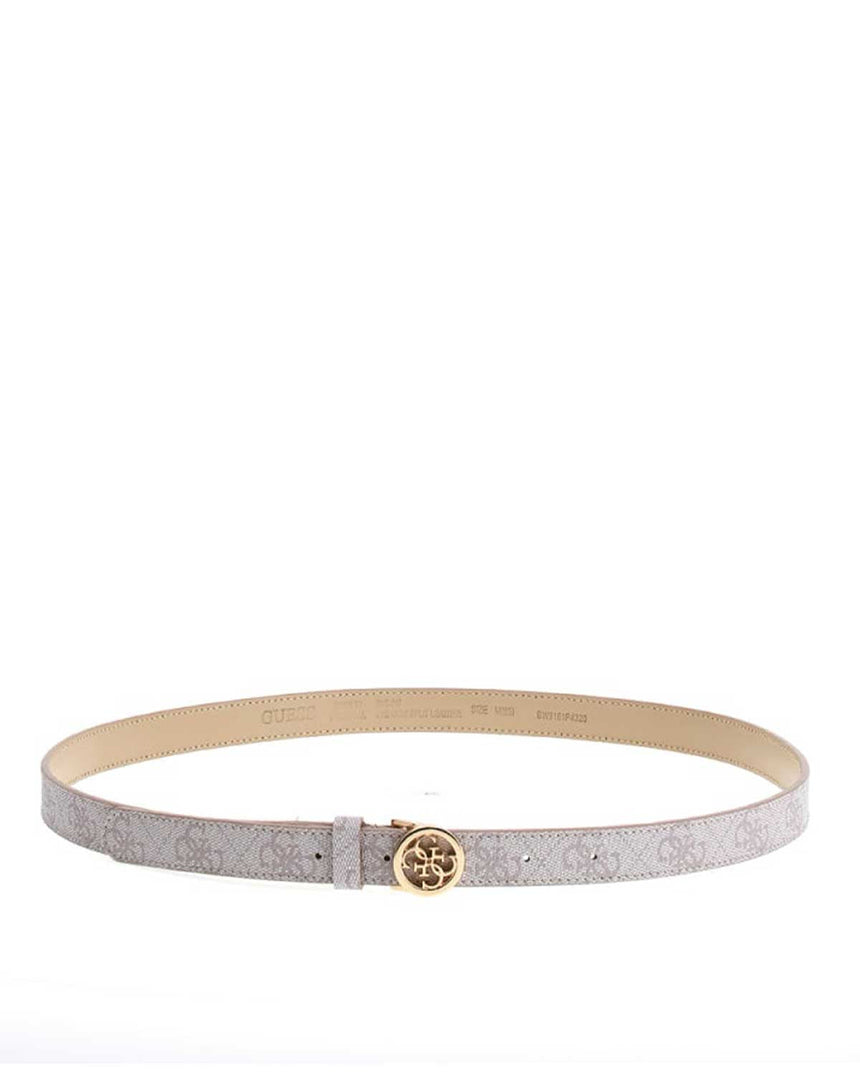 Guess Noelle Monogram Belts Kemer Dove Logo