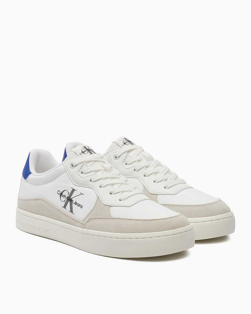 Calvin Klein Classic Cupsole Low Top Sneaker Bright White/Sapphire Blue