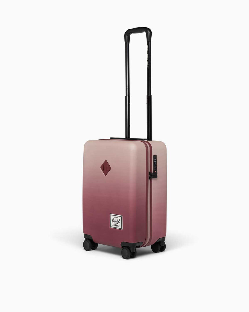 Herschel Heritage Hardshell Carry On Luggage Kabin Boy Valiz Oxblood Red Gradient