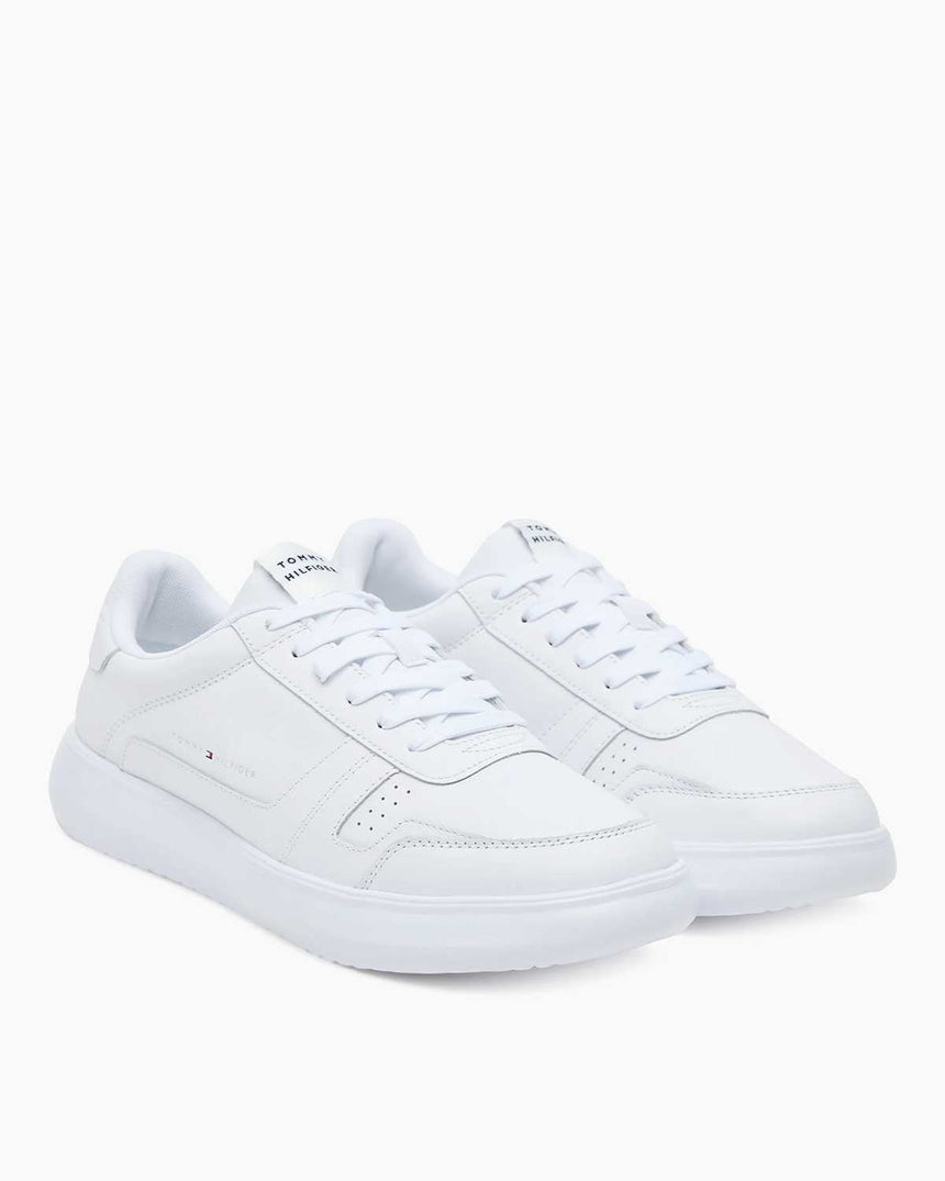 Tommy Hilfiger Haven Parlak Deri Erkek Sneaker White